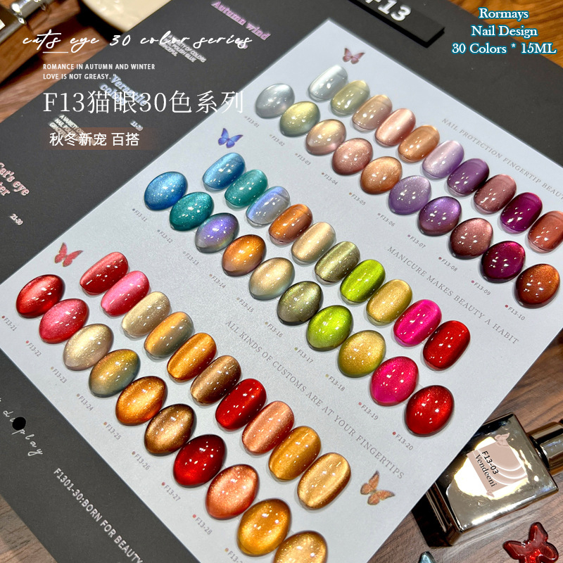 Resin Glitter Pack - Smalto Gel Magnetico Effetto Occhio di