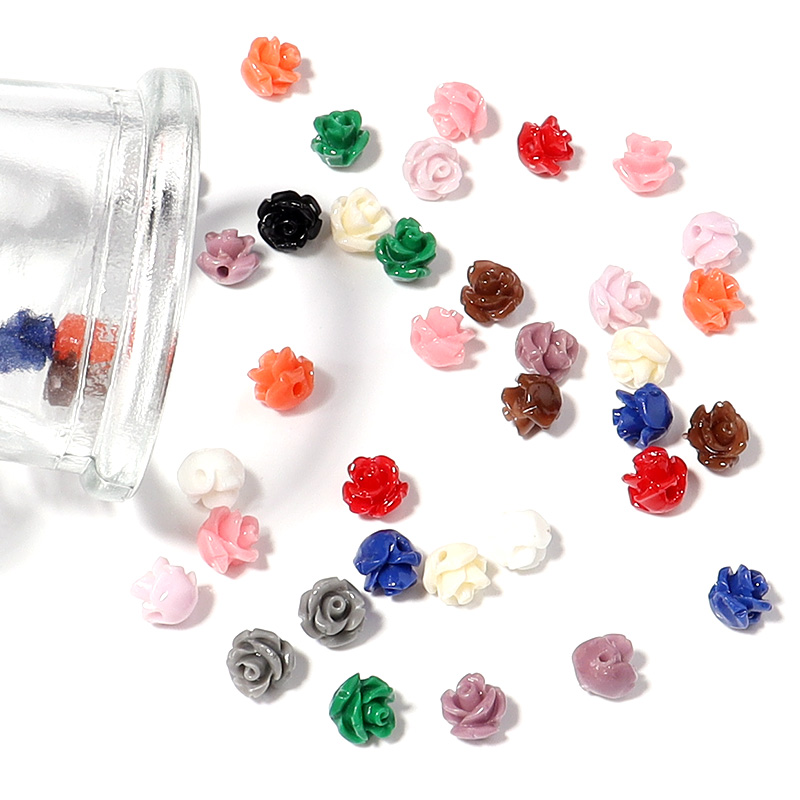 Resin Craft Projects - 30 pz Resina Imitazione Fiore di