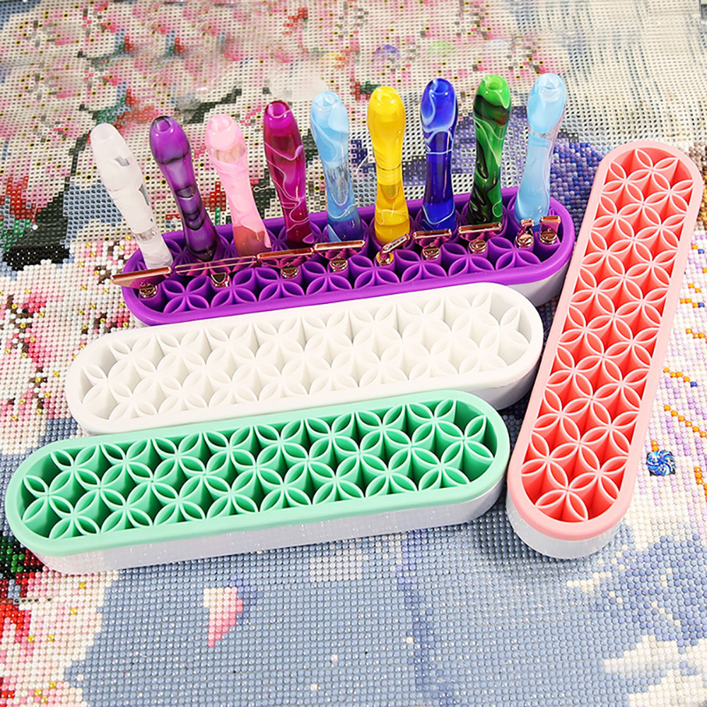 Resin Craft Supplies - Portapenne in silicone per strumenti di