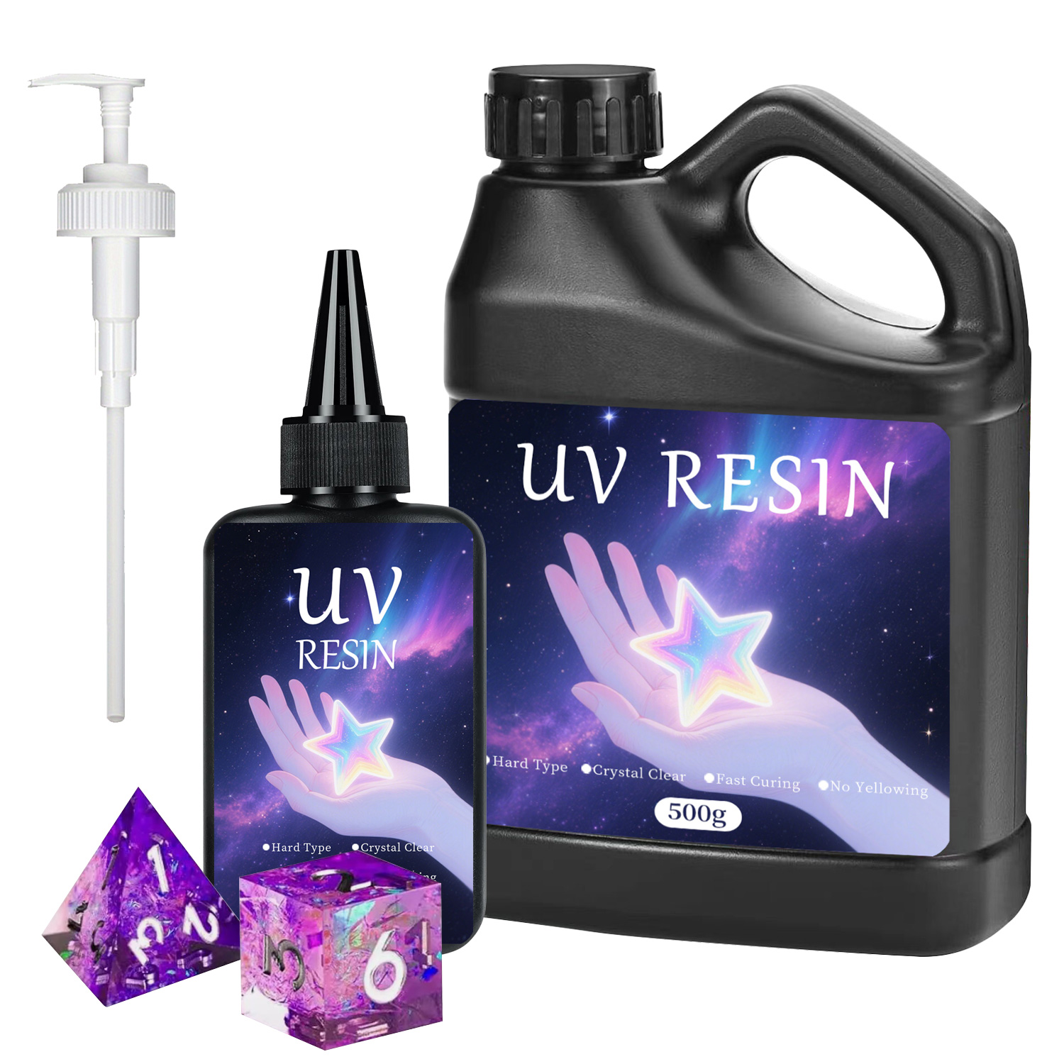 Epoxy Uv Resin Kit - Kit in resina UV con strumenti
