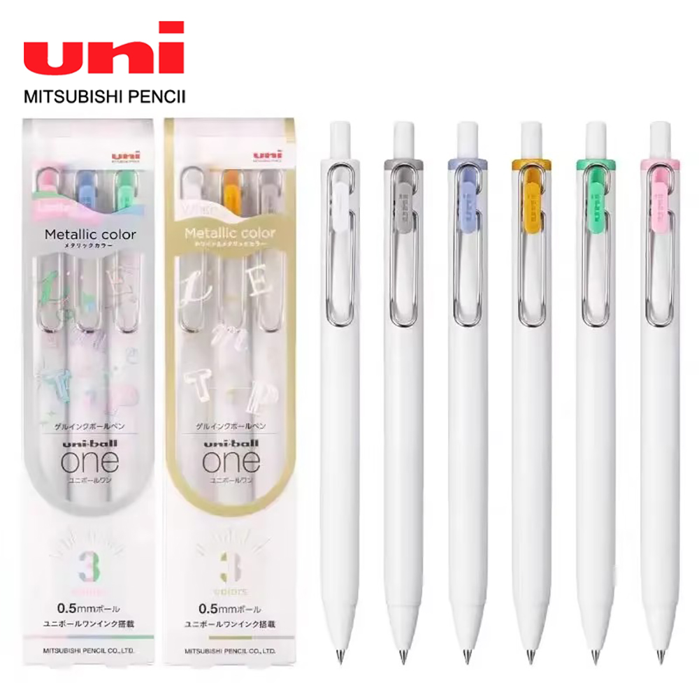 Pentel Pen Energel - 3 pezzi UNI Ball One Penna