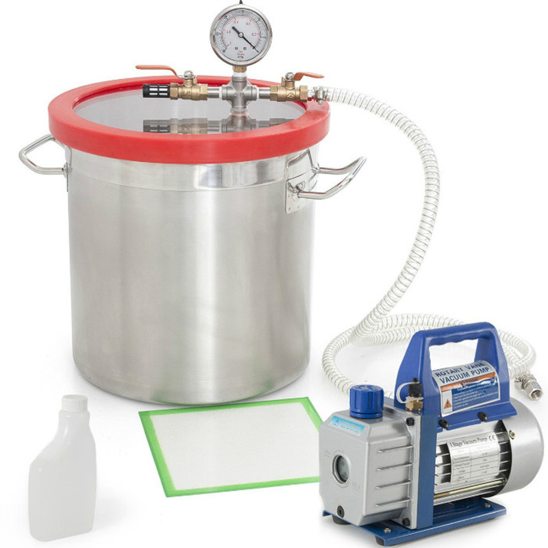 Vacuum Chamber Small - Pompa per vuoto rotativa a palette