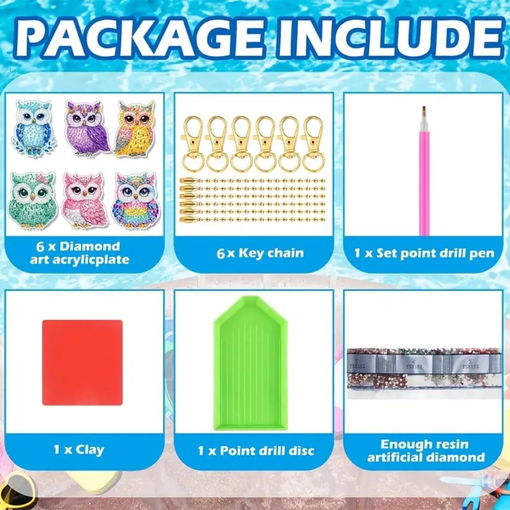 Portachiavi con diamanti fai d - Resin Craft Supplies recensione e prezzo