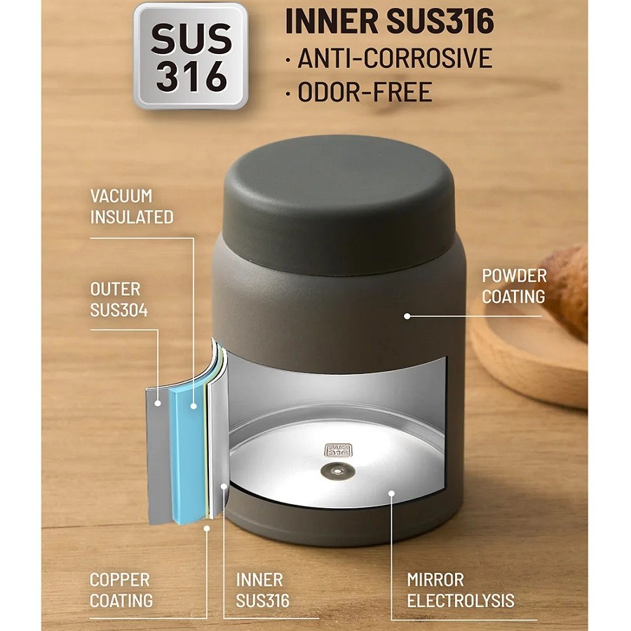 Tyeso Thermos Mini da 220ml, B - Vacuum Chamber Small recensione e prezzo